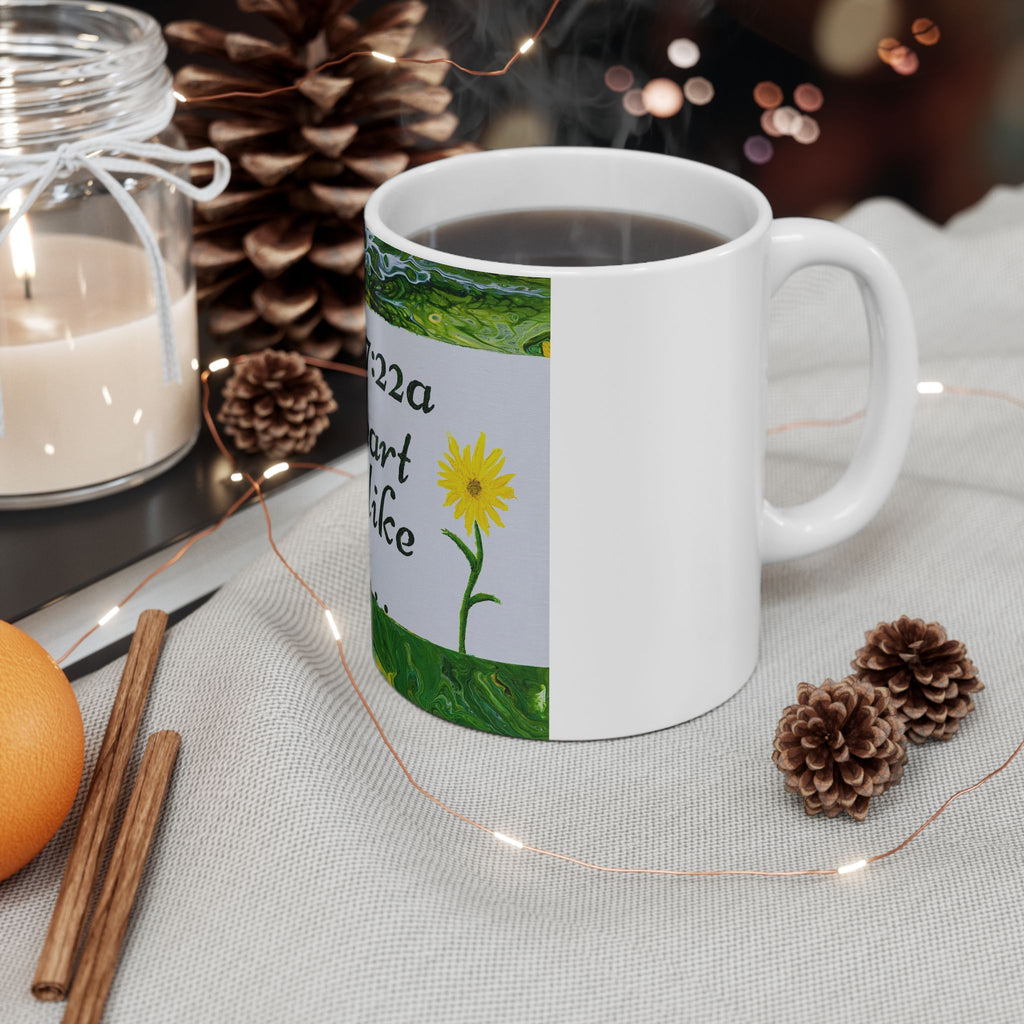 Proverbs 17:22 Ceramic Mug — “A Merry Heart is Good Medicine” Inspirational Coffee Cup