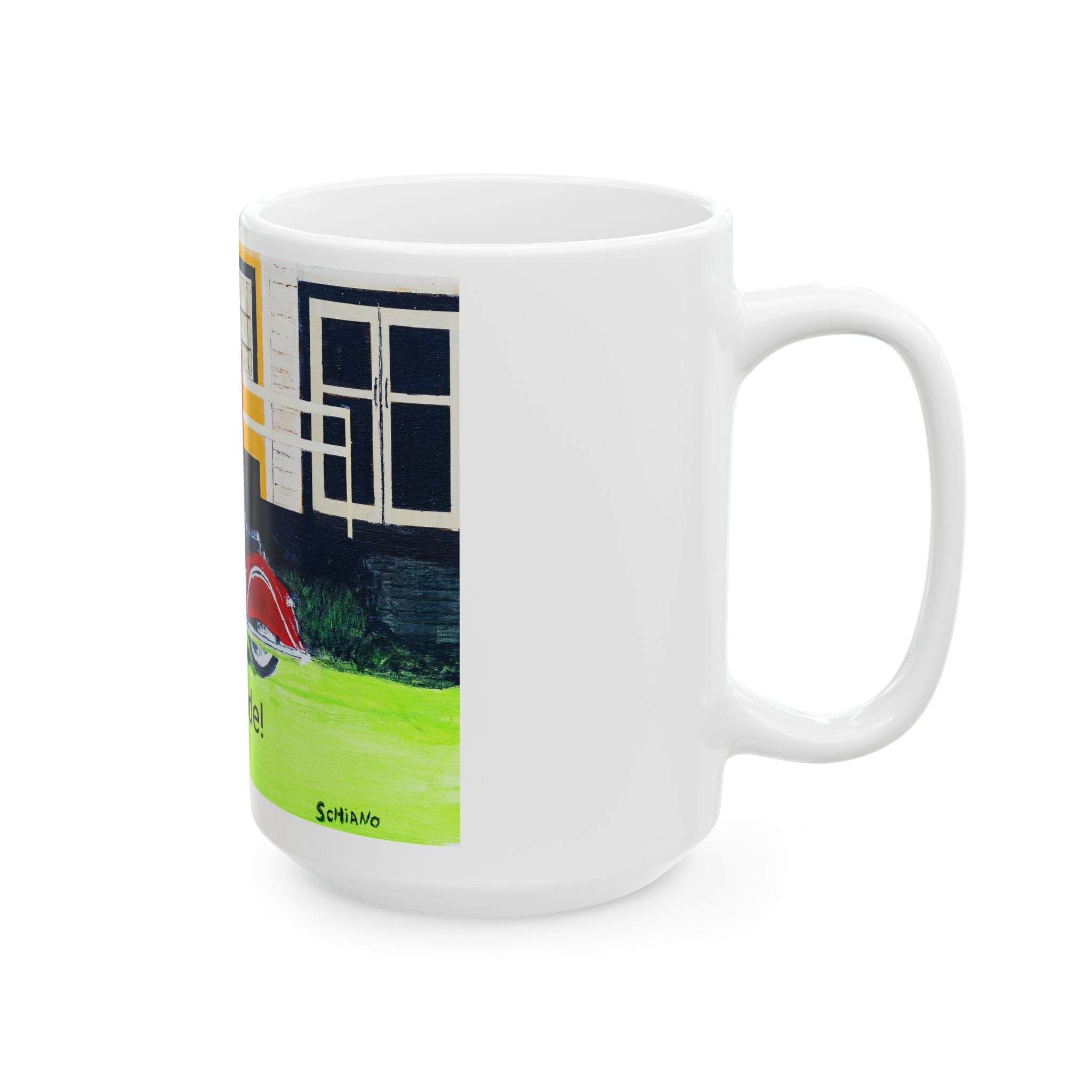 Let's Ride Motorcycle Ceramic Mug — Biker Coffee Cup (11oz/15oz)