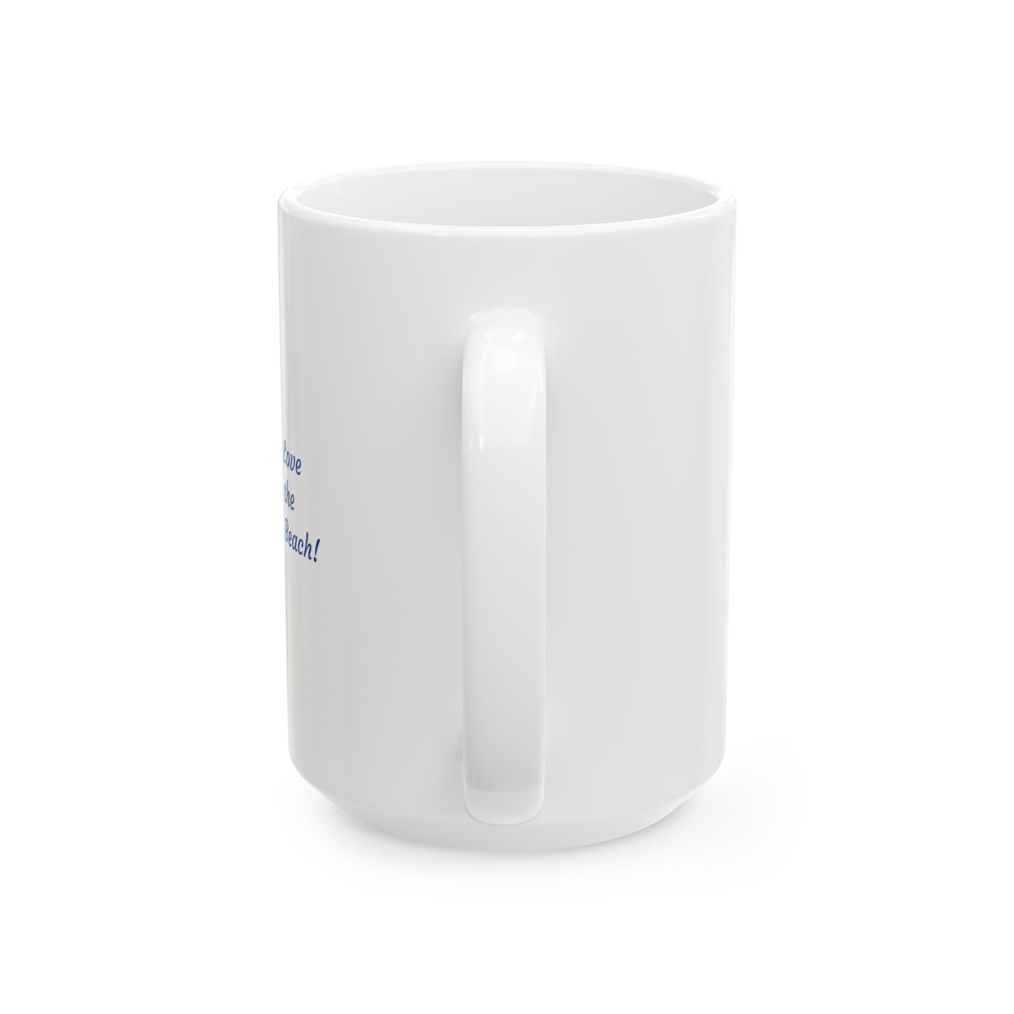 Beach Vibes Ceramic Mug - Perfect Gift for Ocean Lovers, Coffee Lovers, Beach Themed Decor, Summer Accents, Relaxing at Home!