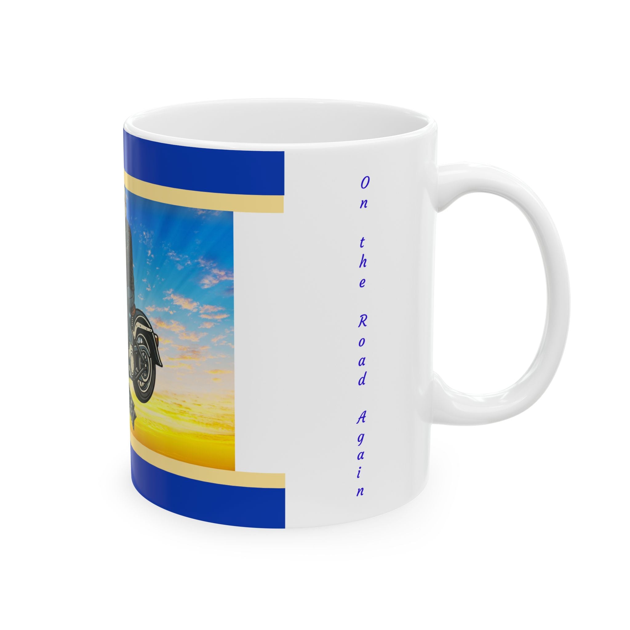 Ride Free Motorcycle Mug – "Ride Free" Biker Coffee Cup (11oz)