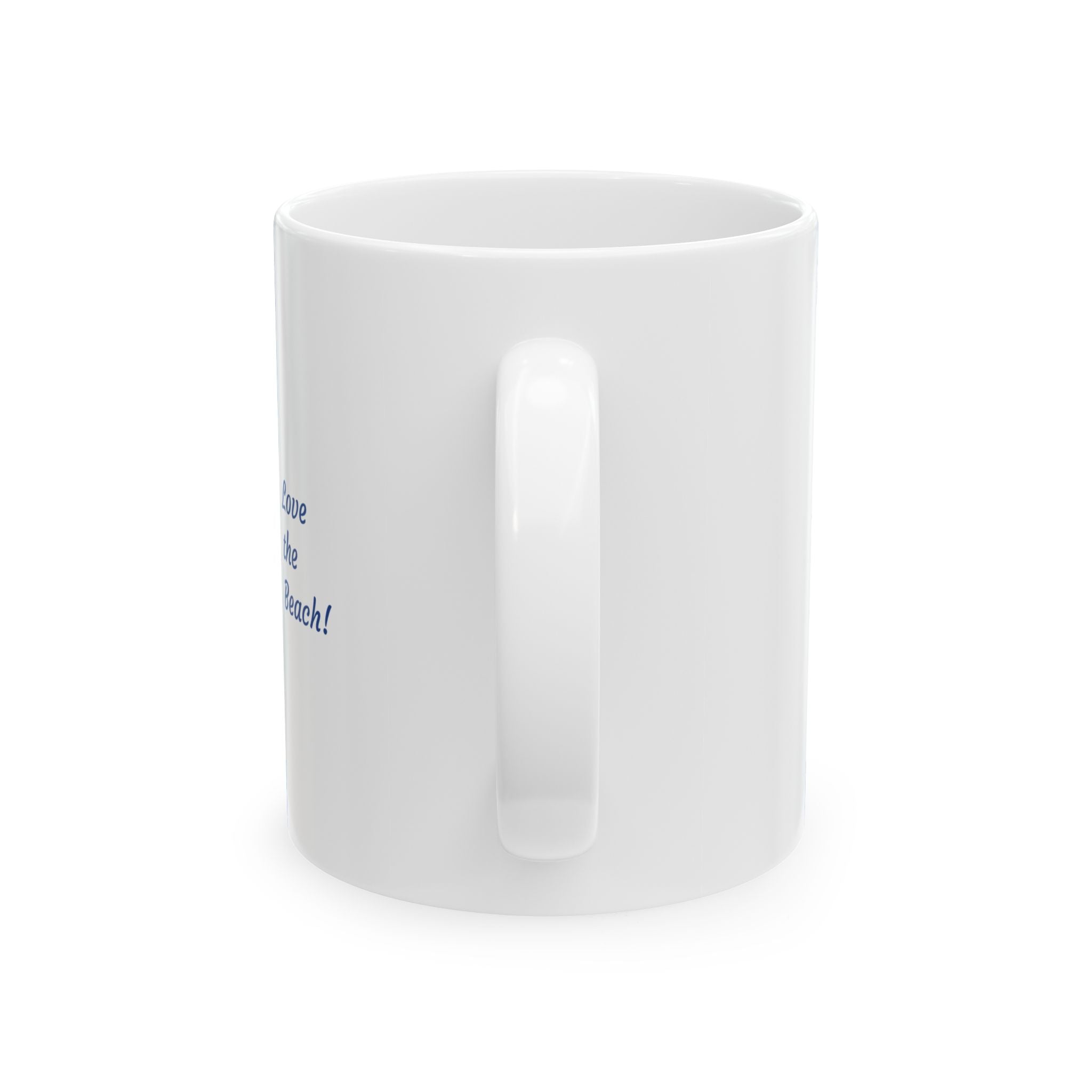 Beach Vibes Ceramic Mug - Perfect Gift for Ocean Lovers, Coffee Lovers, Beach Themed Decor, Summer Accents, Relaxing at Home!