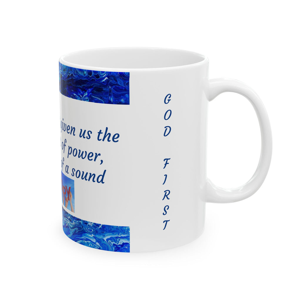 2 Timothy 1:7 No Fear Mug